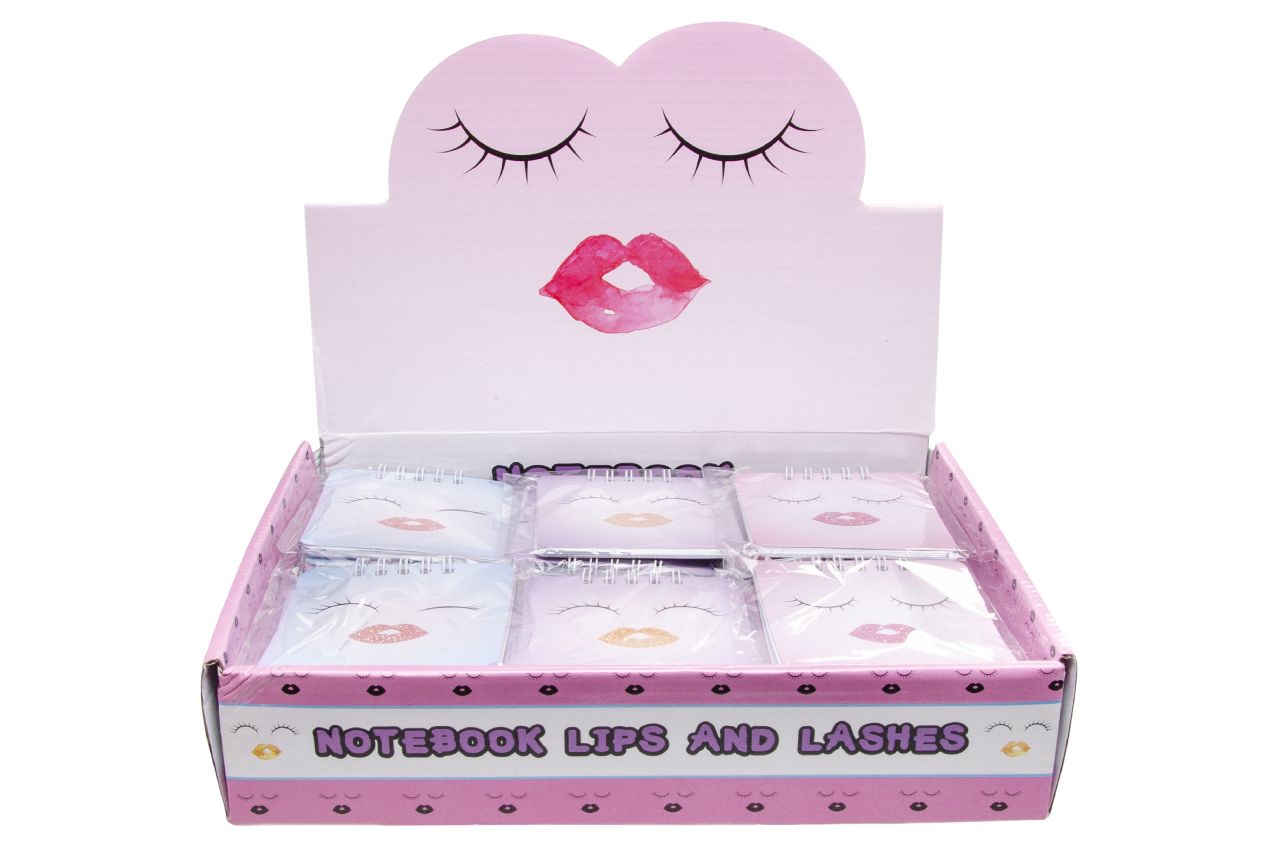 NOTEBOOK LIP & LASHES