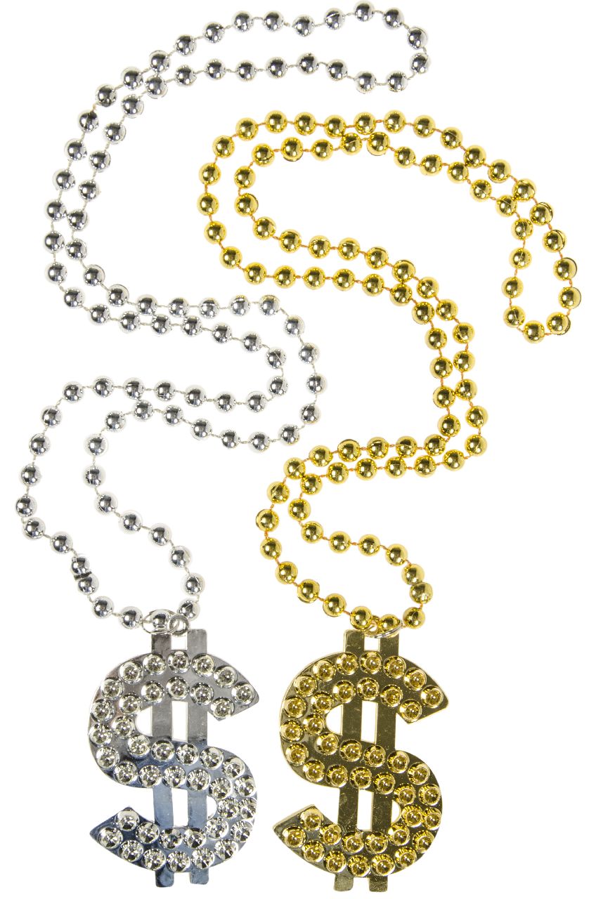 $ NECKLACE GOLD & SILVER