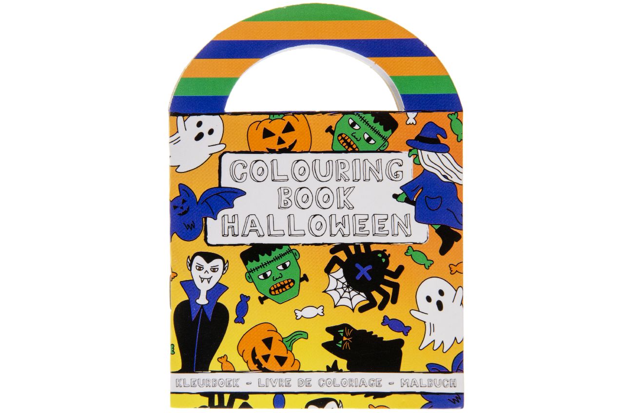 COL BOOK W STICKERS S HALLOWEEN