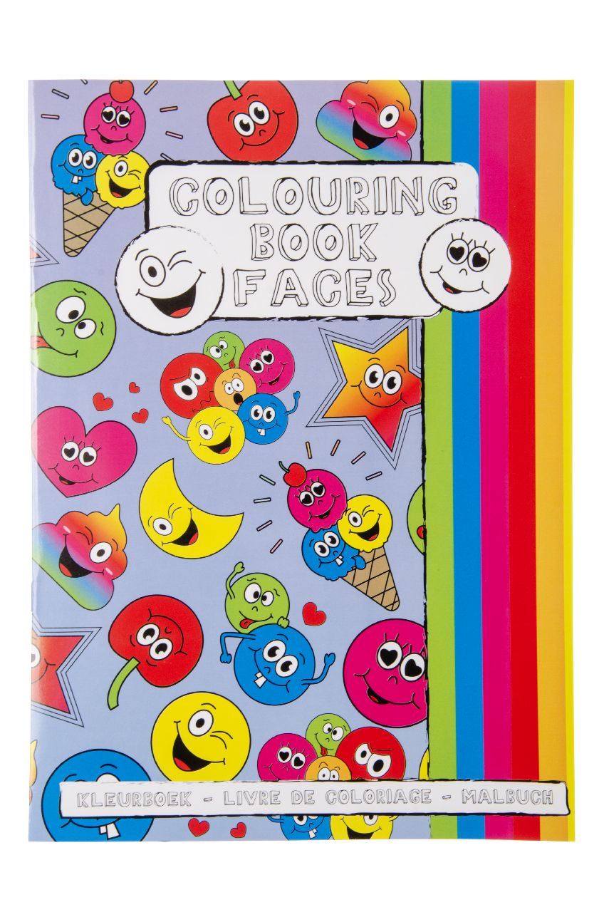 COL BOOK L W STICKERSHEET EMOTION FACES