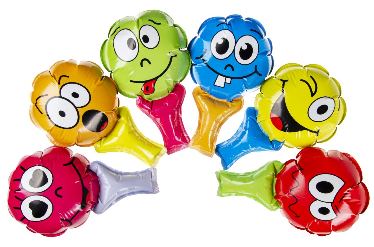 SELF INFLATABLE EMOTION FACE FOIL BALLOON