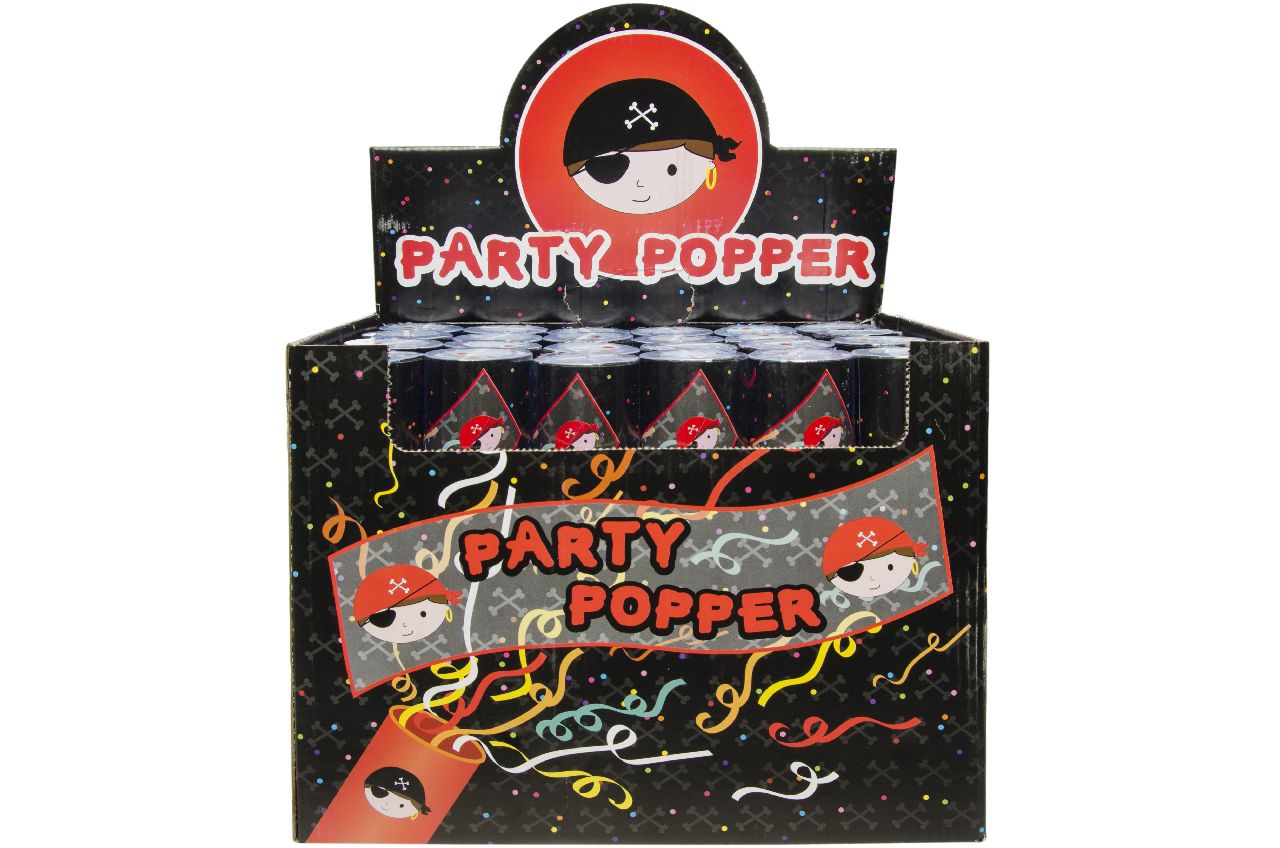 PARTY POPPER L PIRATE